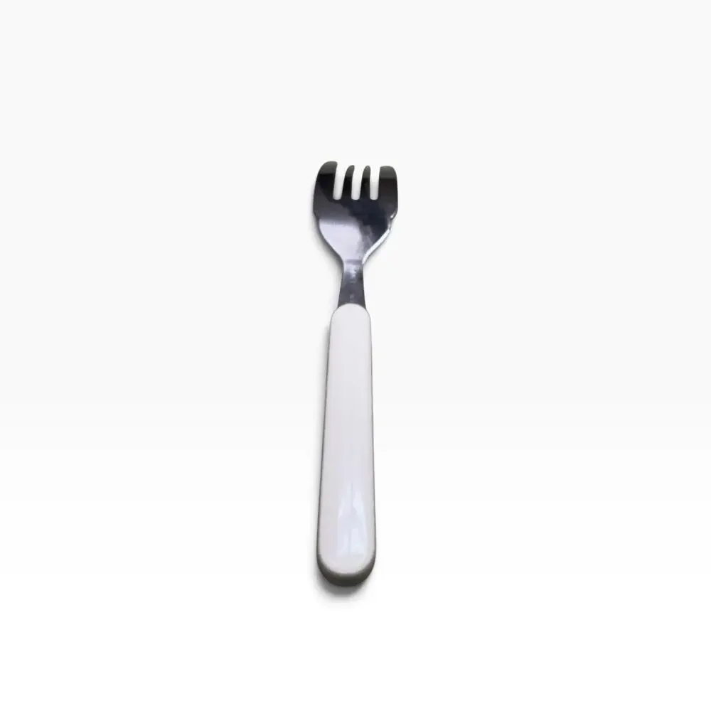 Tienshan Country Bear Stainless Plastic Handle Silverware 7.5in Dinner Fork
